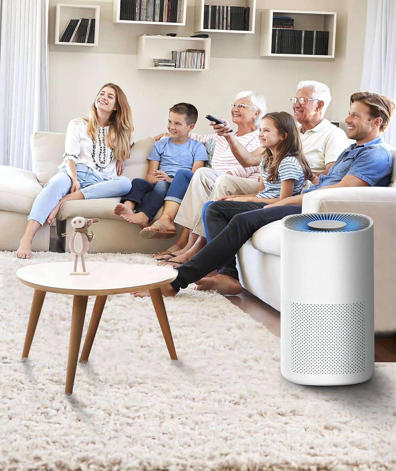 HITEKON True HEPA+ Carbon wildfire smoke indoor air purifier